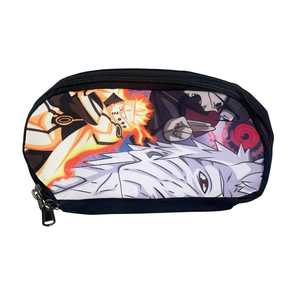 Naruto Nintendo switch Pencil Case Anime Zip Pouch Cosplay Makeup Organizer NEW - Picture 2 of 9